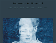 Tablet Screenshot of damonandnaomi.com
